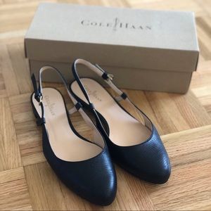 Cole Haan Leather Slippers
